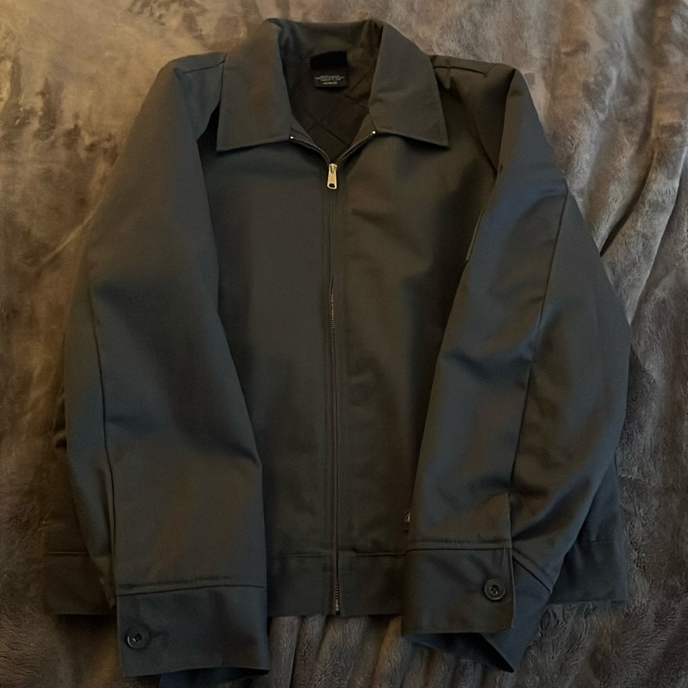 Dickies Insulated Eisenhower Jacket. Charcoal, Size Large